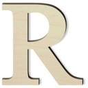 деревянная буква R TIMES надпись размер M 10см