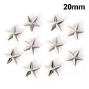 10-100 шт. металлические заклепки со звездами, кожаные ремесленные шпильки «сделай сам», шипы, пятна, ногти