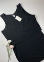 Pletené šaty čierne bavlna VENUS XL/XXL Strih veľmi priliehavý