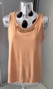 BENETTON bluzka morelowa krysztalki roz L/XL