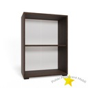 КНИЖНЫЙ ШКАФ 60 КНИГ ПЕРЕДАТКИ ВЕНГЕ 18 мм