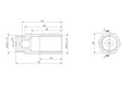 EMULADOR SEGUNDO LAMBDA SONDA LAMBDA FI2 L50 COBRE AMARRILLO 