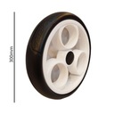 Колесо тележки 12 1/2х1,75, белый гель, RIKO NESTRO