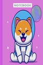 Блокнот Wills, RD: милый блокнот космонавта сиба-ину для детей, письма и занятий
