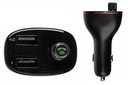 Bluetooth FM vysielač Nabíjačka 2x USB 12V 24V Ďalšie vlastnosti vstavaný mikrofón displej