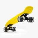 SVIETIACI LED SKATEBOARD DO 100 KG KAUČUKOVÉ KOLESÁ Dĺžka paluby 56 cm