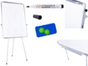 Белая доска для флипчарта 60х90, губчатые магниты для маркеров