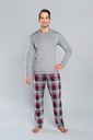 Pánske pyžamo Italian Fashion Valentín dlhý rukáv dlhé nohavice veľ. XXL