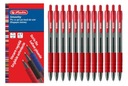 12x гелевая ручка Smoothy 0,7 мм красная HERLITZ