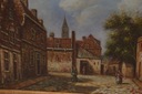 STARÝ GDANSK MESTO - OBRAZ NA PLÁTNE 53X44CM Výška produktu 1 cm