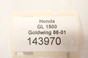 Honda GL 1500 Goldwing 88-01 Wypełnienie kufra tył Dopasowanie do pojazdu produkt dedykowany