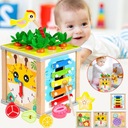 ДЕРЕВЯННАЯ СЕНСОРНАЯ ИГРУШКА, ИГРУШКА МОНТЕССОРИ, ПОДАРОК ​​ДЕТЯМ