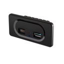 Двойная розетка зарядного устройства QC+PD DC 12–24 В для КАМЕРЫ