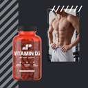 D3 Vitamín 8000 IU kosti IMUNITA Vitamin 200 tablety Muscle Power Základná zložka vitamín D3