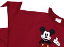 Bluza damska bez kaptura DISNEY Myszka Mickey Miki r. XL Wyszycie bordowa Odcień bordowy