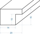 Ramka 15x21 passe-partout 10x15 Italia buk Rodzaj ramka na jedno zdjęcie