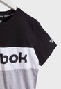 Reebok kids tričko s logom čierno-sivé 9/10y Počet kusov v ponuke 1 szt.
