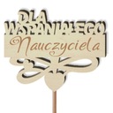 PIKER długi dla WSPANIAŁEGO NAUCZYCIELA drewno PIK