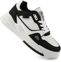 BIG STAR DAMSKIE BIAŁO-CZARNE SNEAKERSY BUTY SPORTOWE EKOSKÓRA r. 40