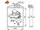 CALENTADOR FIAT CROMA II 1.8-2.4 05-11 CADILLAC BLS 1.9-2.8 06-10 