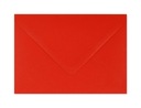 Интенсивные красные конверты С6 120 г/м2 10 шт.