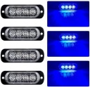 ФАРА ГАБАРИТ СТРОБОСКОП 6 LED (СВІТЛОДІОД) СИНІЙ ПОЖЕЖНА  (13365561621) фото min 12