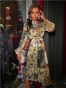 SHEIN - платье миди с растительным принтом - L