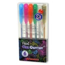 ГЕЛЬ-РУЧКА FLEXI ABRA GEL 6 ЦВЕТОВ С БЛЕСКАМИ