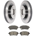 ПЕРЕДНИЕ ДИСКИ + КОЛОДКИ на FORD FIESTA VII 7 MK7