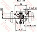 CILINDRĖLIS HAMULC. FIAT PANDA 03- (-ABS) nuotrauka 4