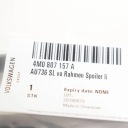 AUDI Q7 4M PARE-CHOCS AVANT GAUCHE GUIDE AIR 4M0807157Aphoto 9