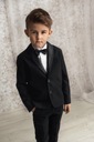 Čierny smoking oblek pre chlapca na svadbu 104 Vek dieťaťa 5 rokov +