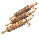 РОЖДЕСТВЕНСКИЙ РУЛЕТ ДЛЯ ПЕЧЕНЬЯ С ГРАВИРОВКОЙ НА ВАШ ВЫБОР ПЛЮС БЕСПЛАТНО