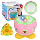 ИНТЕРАКТИВНЫЕ МУЗЫКАЛЬНЫЕ БАРАБАНЫ ДЛЯ ДЕТЕЙ БАРАБАННАЯ УСТАНОВКА СВЕТОДИОДНЫЕ ИНСТРУМЕНТЫ