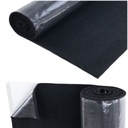 StP Ковер самоклеящийся Черный рулонный ковролин обивочный материал