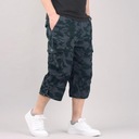 Capri Long Cargo Shorts Men 2022 Summer Casual Cot Waga produktu z opakowaniem jednostkowym 1 kg