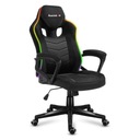 Herní židle Huzaro Force 2.5 RGB Mesh látka černá