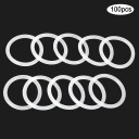 BLANC SILICONE BAGUE À 100PCS RÉSISTANT À L'EAU VIS ÉTANCHÉITÉ 32X3MM HIGH TEMPphoto 9