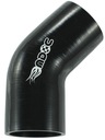 MDC SILICONE ELBOW 70mm 45s интеркулер ЧЕРНЫЙ