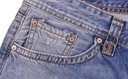 LTB nohavice STRAIGHIT blue LOW jeans _ W33 L30 Strih rovný
