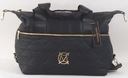 Massimo Contti taška víkendová posilňovňa cestovná koža ekologická čierna Hĺbka (krátka strana) 14 cm