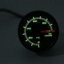 МІРНИК ТИСКУ МАСТИЛА 52 MM Z ДАТЧИКОМ 0-100PSI 7-KOLOROWE 9M  (18192519495) фото min 9
