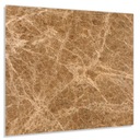 Панель из закаленного стекла 60х70 Мрамор Коричневый