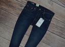 84 # LEVI'S # SKINNY TAPER SPODNIE JEANSY W32/L32 Długość nogawki długa