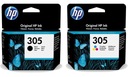 Набор чернил HP 305 2710 2720 2320 2723 4100 4120 4122 Принтер DeskJet