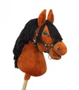 Hobby Horse Duży koń na kiju Premium - jasnogniady A3 Szerokość produktu 65 cm