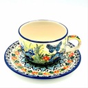 ЧАШКА С ПОДСТАВКОЙ V 0,2 Л UNIKAT BOLESŁAWIEC