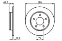 DISQUES I PLAQUETTES ARRIÈRE MAZDA 3 (BK) (BL) 03- 265X11 BOSCHphoto 15