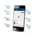 GPS-локатор для собак CALMEAN + ошейник S/M