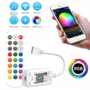 RGB контроллер для LED 12V/24V WiFi музыка Android iOS + RF пульт дистанционного управления